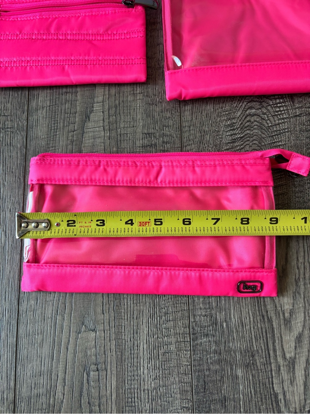 Lug Transport Bright Hot Pink Zip Pouch - Picture 5 of 10